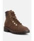 Фото #6 товара Women's shirly soft leather lace-up boots