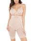 Women's Extra Firm Tummy-Control Sheer Trim Thigh Slimmer 2789