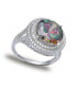 Кольцо Giani Bernini Multi Colored Zirconia Pave Row (7-1/2 ct. t.w.)