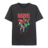 Men’s Short Sleeve T-Shirt Marvel Grey Dark grey Adults