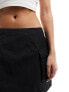 Calvin Klein Jeans light padded cargo skirt in black