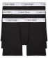 Фото #1 товара Men's 3-Pack Micro Stretch Solid Boxer Briefs