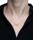 ფოტო #2 პროდუქტის Diamond Bow Pendant Necklace (1/4 ct. t.w.) in 14k Yellow or Rose Gold, 17-3/4" + 2" extender, Created for Macy's