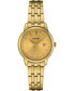 ფოტო #1 პროდუქტის Women's Essential Gold-Tone Stainless Steel Bracelet Watch 30mm
