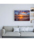 Фото #3 товара John Gavrili Cement Ship Sunset Canvas Art - 36.5" x 48"