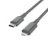 Фото #5 товара Belkin Smart LED USB-C to Lightning - Lightning - USB C - Grey - Straight - Straight - Aluminium