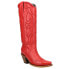 Фото #3 товара Corral Boots Stitch Pattern Embroidery Snip Toe Cowboy Womens Red Casual Boots