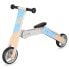 Balance bike and children's scooter 2in1 Spokey WOO-RIDE MULTI 940906 blue