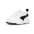 Фото #2 товара Puma Rebound V6 Lo Ac Slip On Toddler Boys White Sneakers Casual Shoes 39383502