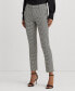 Women's Slim Houndstooth Cropped Pants