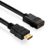 PureLink PI1100 - 0.5 m - HDMI Type A (Standard) - HDMI Type A (Standard) - 4096 x 2160 pixels - 3D - Black