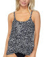 Фото #1 товара Women's Cape Town Printed Tankini Top, Created for Macy's