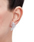 ფოტო #1 პროდუქტის Cubic Zirconia Mixed Cut Scattered Cluster Statement Earrings in Sterling Silver