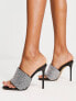 ALDO Gannany embellished heeled mules in black