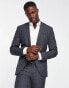 Фото #2 товара Jack & Jones Premium super slim fit check suit jacket in blue
