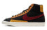 Кроссовки Nike Blazer Mid 77 Black Team Red University Gold (W) (Красный, Черный)