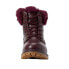 Фото #4 товара Lugz Rucker Hi Faux Fur Lace Up Womens Brown, Burgundy Casual Boots WRUCKHFGV-6