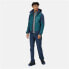 Фото #3 товара Мужская спортивная куртка Regatta Hewitts VII Синий Зеленый Капюшон