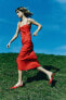 Фото #3 товара Платье в бельевом стиле со сборками ZARA