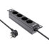 Фото #2 товара InLine 10" PDU - 4-way earthing contact - without switch - 2m - black