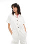 Levi's jumpsuit with short sleeves in white