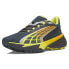 Фото #2 товара Puma Spirex Horizon Running Mens Black, Green, Yellow Sneakers Athletic Shoes 3