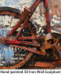 Фото #6 товара Biking Mixed Media Iron Hand Painted Dimensional Wall Art, 32" x 32" x 2.6"