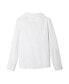 ფოტო #2 პროდუქტის Big Girls Long Sleeve Modern Peter Pan Collar Blouse