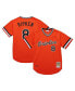 ფოტო #1 პროდუქტის Mitchell Ness Men's Cal Ripken Jr. Orange Baltimore Orioles 2001 Cooperstown Collection Authentic Throwback Jersey