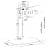Фото #4 товара Equip 17"-32" Free-Standing Monitor Stand - Freestanding - 8 kg - 43.2 cm (17") - 81.3 cm (32") - 100 x 100 mm - Black