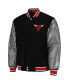 Фото #4 товара Куртка мужская JH Design Chicago Bulls черно-серая объемная