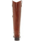 Фото #4 товара Fawne Wide-Calf Riding Leather Boots, Created for Macy's