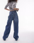 Фото #8 товара Topshop high rise Baggy jeans in mid blue