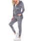 Фото #4 товара Костюм White Mark Velour Tracksuit Loungewear