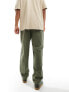 Фото #5 товара Polo Ralph Lauren Trailster garment dyed twill cargo trousers relaxed fit in dark green