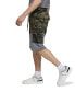 Фото #8 товара Men's Layered Cargo Pocket Fleece Short