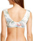 Revel Rey Abigail Bikini Top Women's Green Xs - фото #2