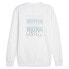 Puma Classics Brand Love Crew Neck Long Sleeve Shirt Mens White Casual Tops 6243