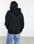 Фото #2 товара Weekday standard zip hoodie in washed black