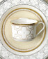 Trefolio Gold Set of 4 Saucers, Service For 4