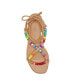 Фото #5 товара Women's The Halie Bead Lace-Up Sandals