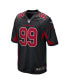 Men's J.J. Watt Black Arizona Cardinals 2Nd Alternate Game Jersey