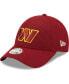 ფოტო #2 პროდუქტის Women's Burgundy Washington Commanders Simple 9FORTY Adjustable Hat