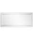 Moderno Squared Corner Beveled Rectangle Wall Mirror, 54" x 24" x 1.18"