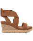 ფოტო #4 პროდუქტის Women's Ileana Ankle-Strap Espadrille Platform Wedge Sandals