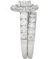 ფოტო #3 პროდუქტის Diamond Round Halo Bridal Set (3 ct. t.w.) in 18k White Gold