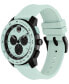 ფოტო #2 პროდუქტის Men's Swiss Chronograph Bold TR90 Light Blue Silicone Strap Watch 44mm