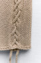 Фото #17 товара Укороченный свитер с открытой спиной ZARA