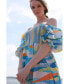 Фото #1 товара Платье из хлопка и шелка Jessie Zhao New York "Ландшафт"