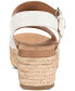 Фото #3 товара Women's Emberr Ankle-Strap Espadrille Platform Wedge Sandals, Created for Macy's